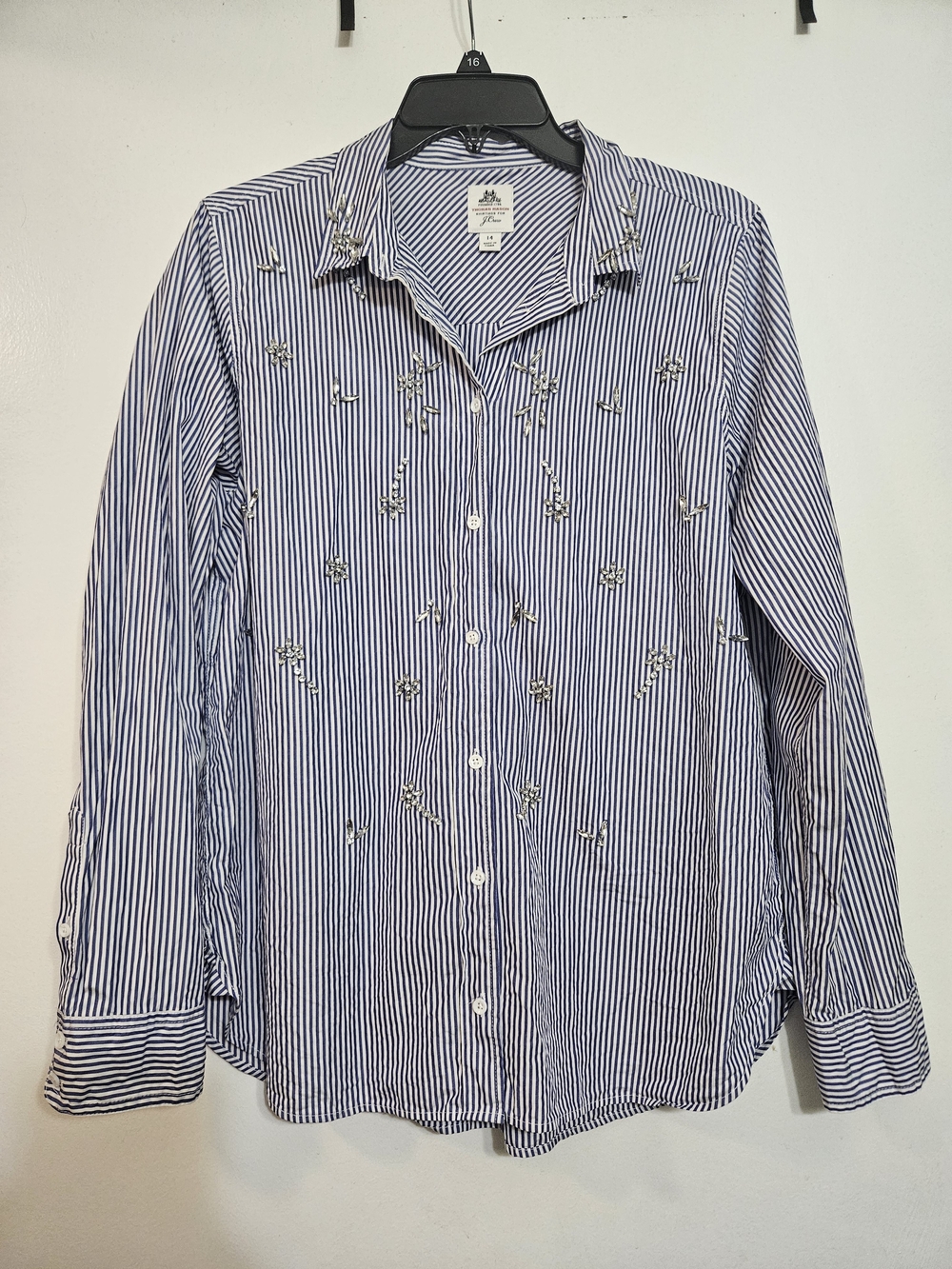 Thomas Mason For Jcrew - Embellished Button Up Shirt